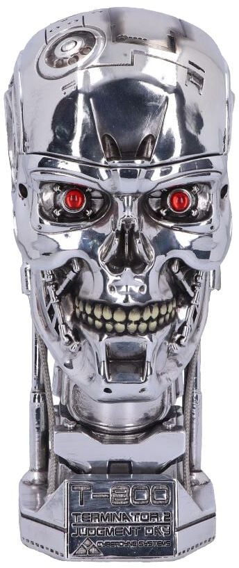 Articles De Décoration Gothic de Terminator - Nemesis Now - 2 - T-800 Head Box - pour Unisexe - couleur argent - Terminator