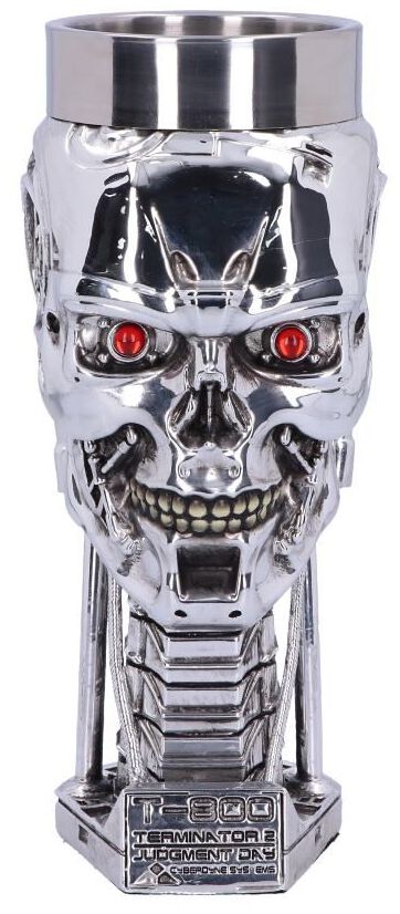 Calice  de Terminator - Terminator 2 - Tête T-800 - pour Unisexe - couleur argent - Terminator