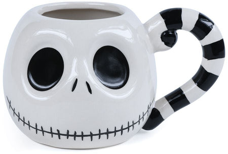 Mug Disney de L'Étrange Noël De Monsieur Jack - Tête Jack - pour Unisexe - blanc/noir - L'Étrange Noël De Monsieur Jack