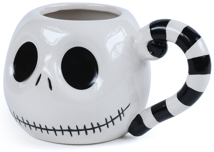 Mug Disney de L'Étrange Noël De Monsieur Jack - Tête Jack - pour Unisexe - blanc/noir - L'Étrange Noël De Monsieur Jack - View 2