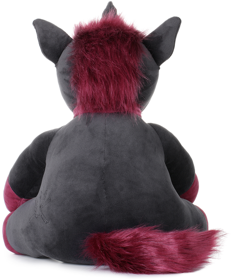 Figurine en peluche Unicorn de Corimori - Ruby La Licorne Punk - Peluche XL - pour Indifférent - noir - Corimori - View 2