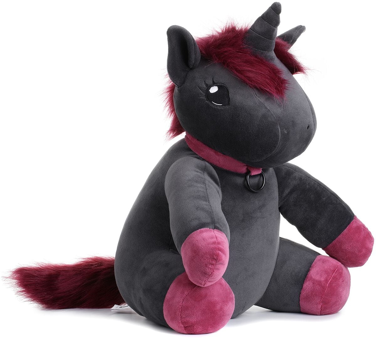 Figurine en peluche Unicorn de Corimori - Ruby La Licorne Punk - Peluche XL - pour Indifférent - noir - Corimori