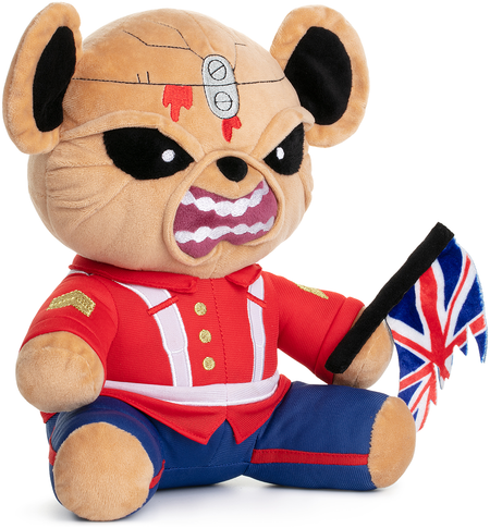 Figurine en peluche  de Iron Maiden - Eddie der Trooper Teddy Plüschfigur - pour Unisexe - rouge - Iron Maiden - View 2