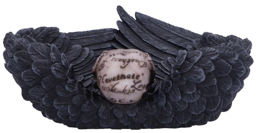 Articles De Décoration Gothic de Nemesis Now - Edgar's Raven - pour Unisexe - noir/beige - Nemesis Now - View 2