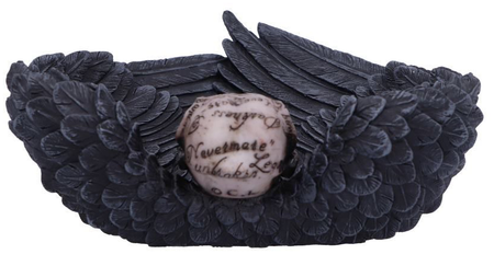 Articles De Décoration Gothic de Nemesis Now - Edgar's Raven - pour Unisexe - noir/beige - Nemesis Now - View 2