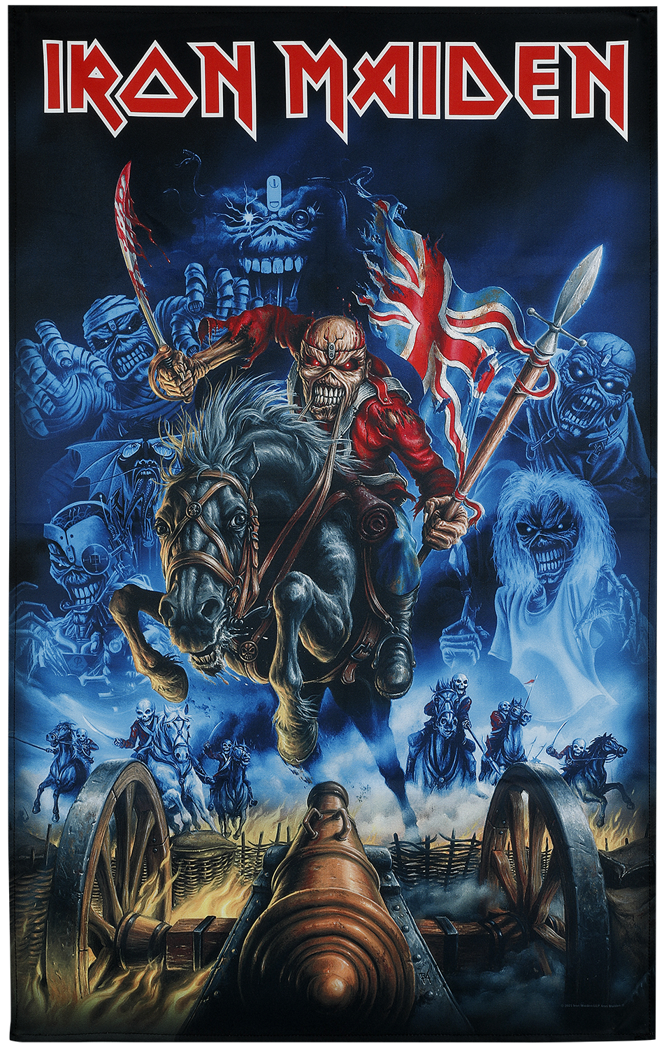Drapeau  de Iron Maiden - Maiden England - pour Unisexe - multicolore - Iron Maiden - View 2