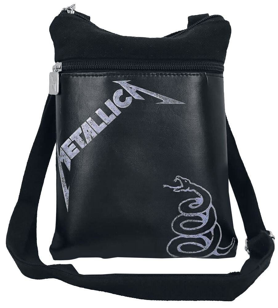Sac à bandoulière  de Metallica - Black album - pour Unisexe - noir/blanc - metallica