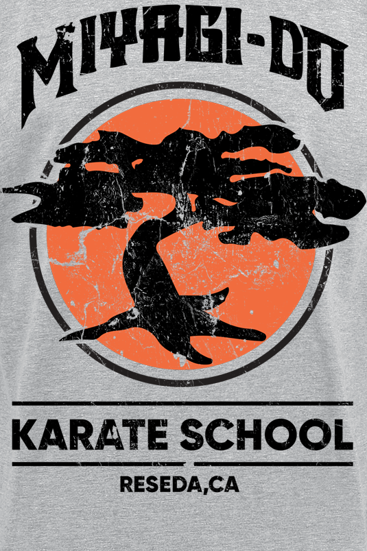 T-Shirt Manches courtes  de Cobra Kai - Miyagi-Do Karate School - M à XXL - pour Homme - gris - Cobra Kai - View 2