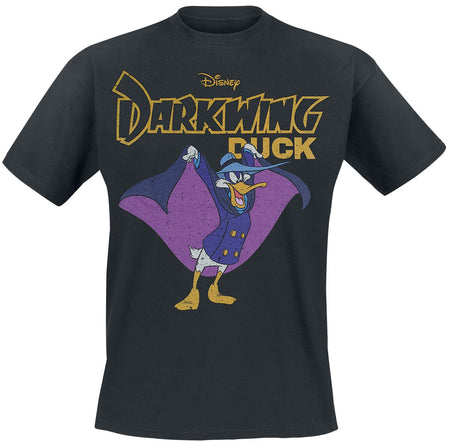 T-Shirt Manches courtes  de Myster Mask - Darkwing Duck - M à 3XL - pour Homme - noir - Myster Mask