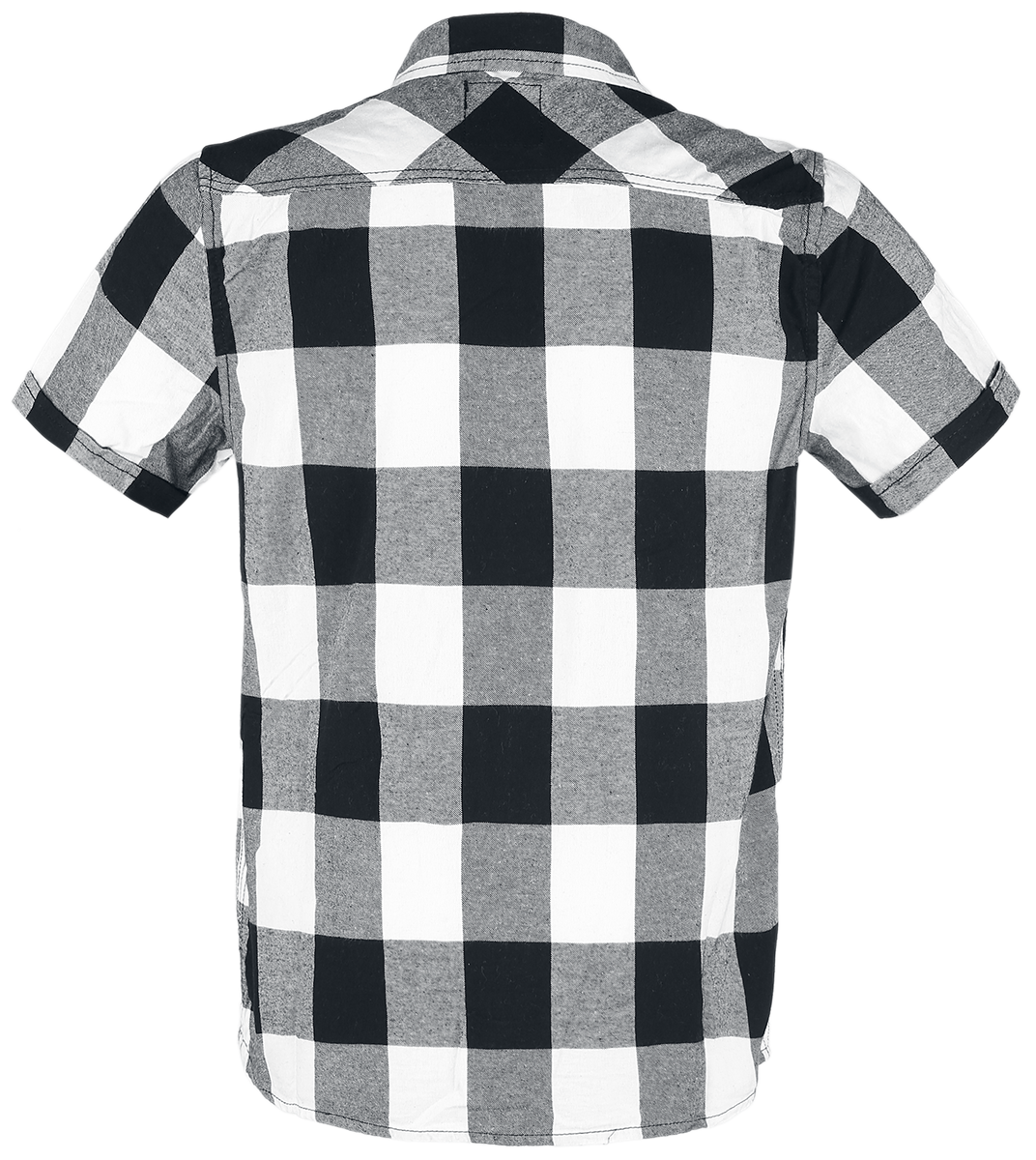 Chemise manches courtes  de Brandit - Chemise À Carreaux Manches Courtes - S à 5XL - pour Homme - blanc/noir - Brandit - View 2