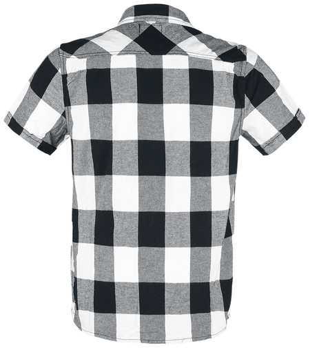 Chemise manches courtes  de Brandit - Chemise À Carreaux Manches Courtes - S à 5XL - pour Homme - blanc/noir - Brandit - View 2