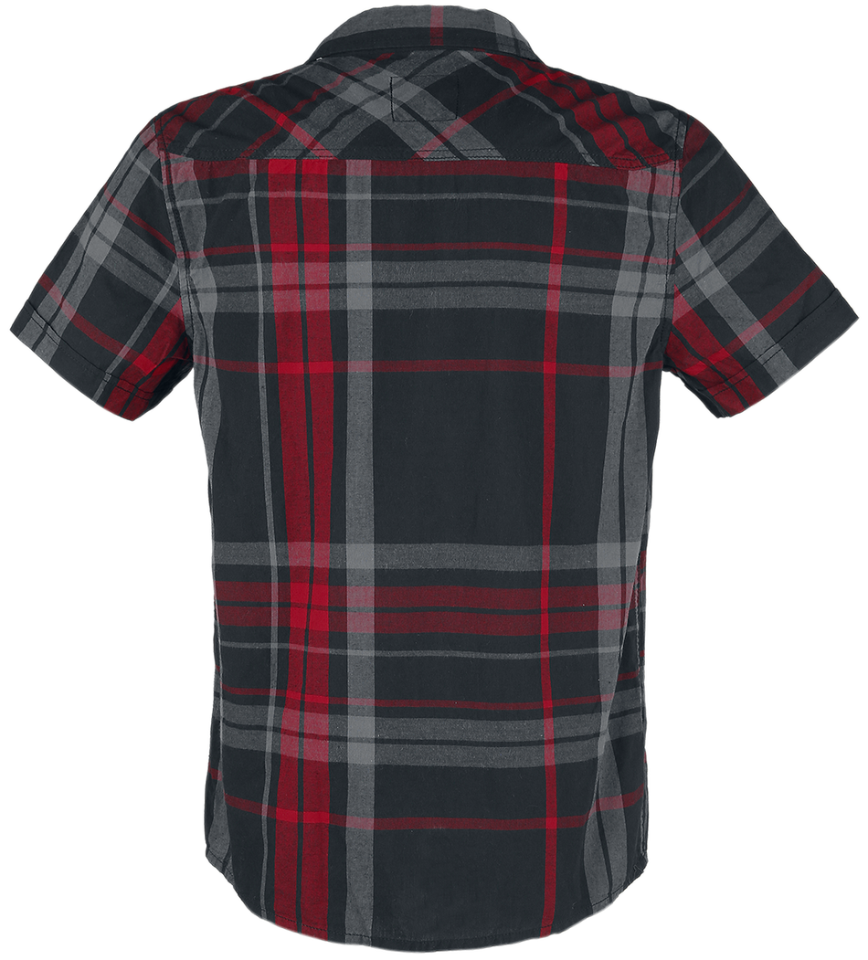 Chemise manches courtes  de Brandit - Roadstar - S à 5XL - pour Homme - rouge - Brandit - View 2