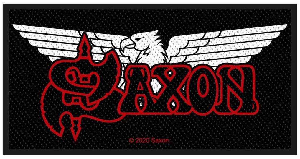 Patch  de Saxon - Logo & Eagle - pour Unisexe - noir/rouge/blanc - Saxon