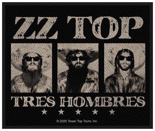 Patch  de ZZ Top - Tres hombres - pour Unisexe - noir/gris - ZZ Top
