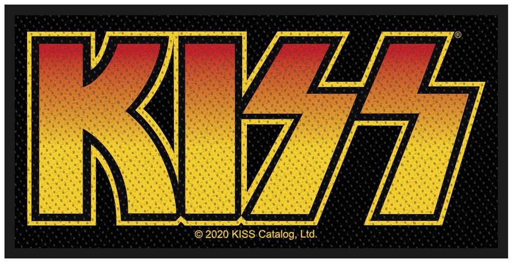Patch  de Kiss - Kiss Logo - pour Unisexe - noir/jaune/rouge - Kiss