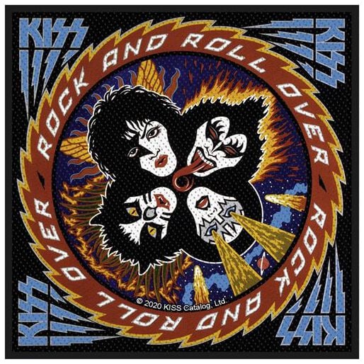 Patch  de Kiss - Rock & Roll over - pour Indifférent - multicolore - Kiss