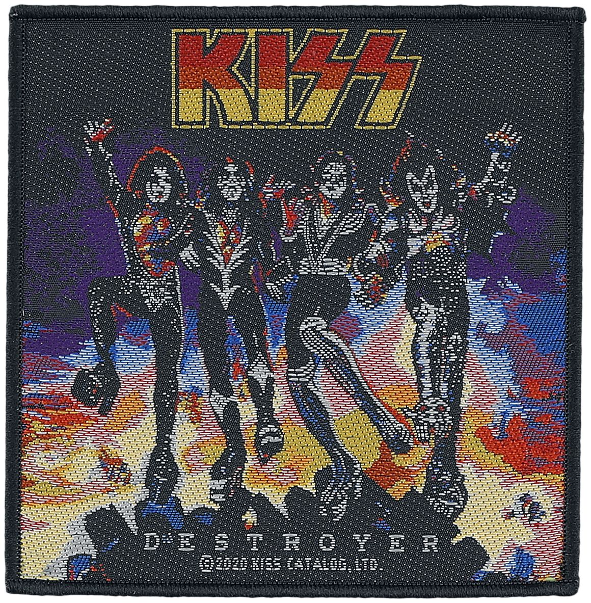 Patch  de Kiss - Destroyer - pour Unisexe - multicolore - Kiss