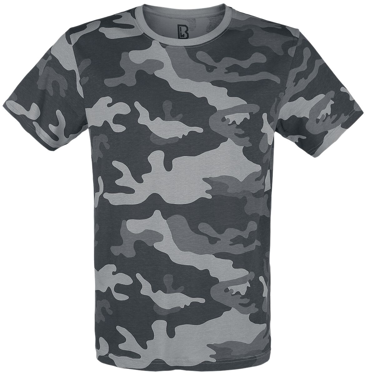 T-Shirt Manches courtes  de Brandit - T-Shirt Premium - S à 5XL - pour Homme - camouflage gris - Brandit