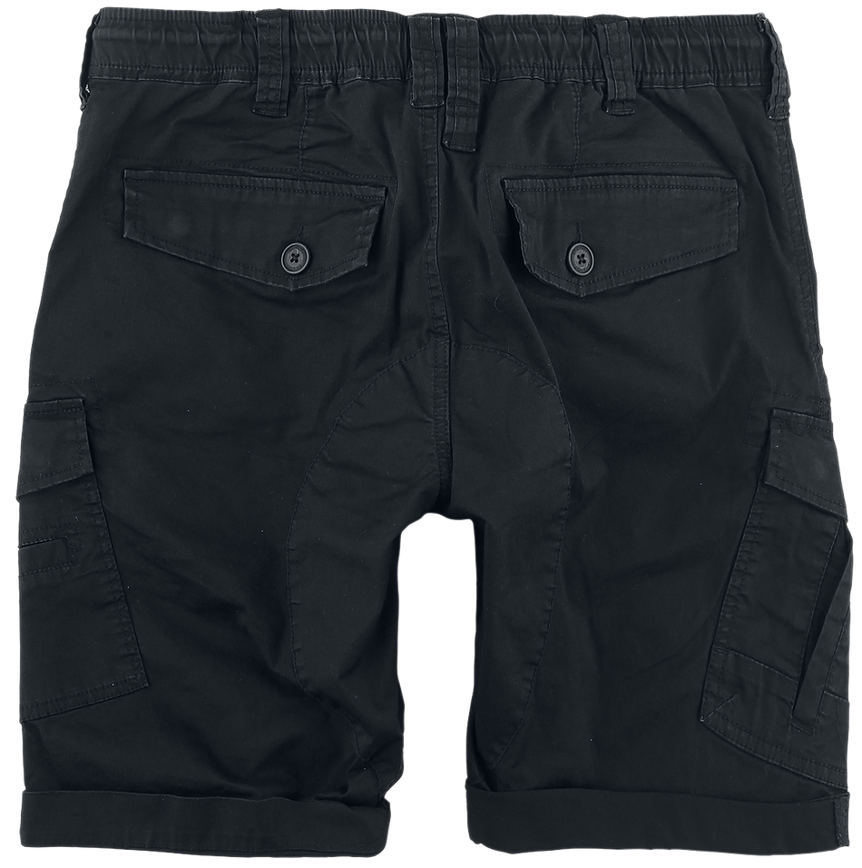 Short  de Brandit - Short Vintage Tray - S à 7XL - pour Homme - noir - Brandit - View 2