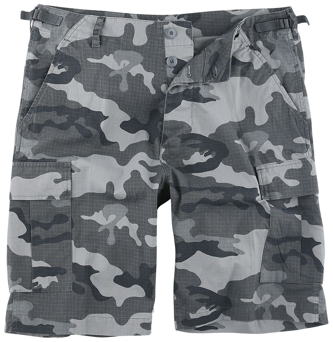 Short  de Brandit - Short BDU Ripstop - S à 7XL - pour Homme - camouflage gris - Brandit