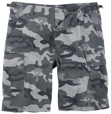 Short  de Brandit - Short BDU Ripstop - S à 7XL - pour Homme - camouflage gris - Brandit