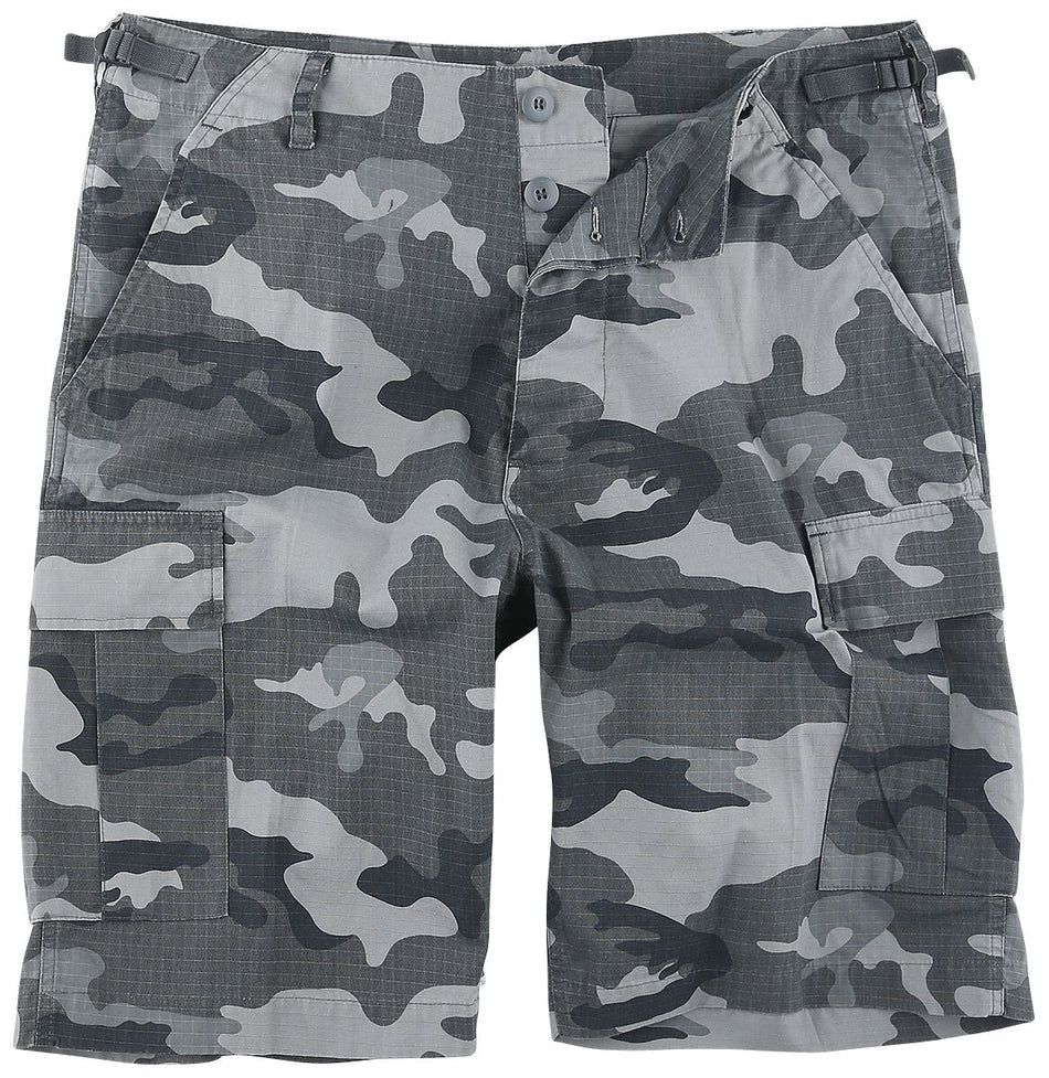 Short  de Brandit - Short BDU Ripstop - S à 7XL - pour Homme - camouflage gris - Brandit