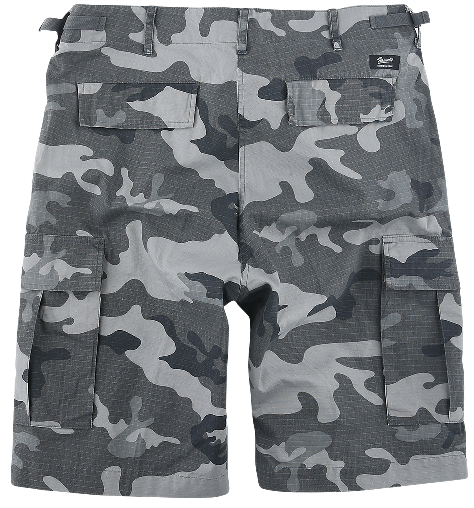 Short  de Brandit - Short BDU Ripstop - S à 7XL - pour Homme - camouflage gris - Brandit - View 2
