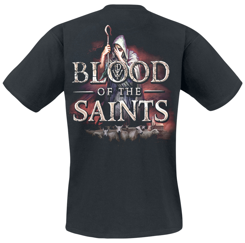 T-Shirt Manches courtes  de Powerwolf - Blood Of The Saints - S à 3XL - pour Homme - noir - Powerwolf - View 2