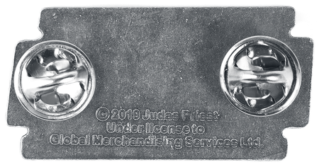 Pin's  de Judas Priest - British Steel - pour Indifférent - couleur argent - Judas Priest - View 2