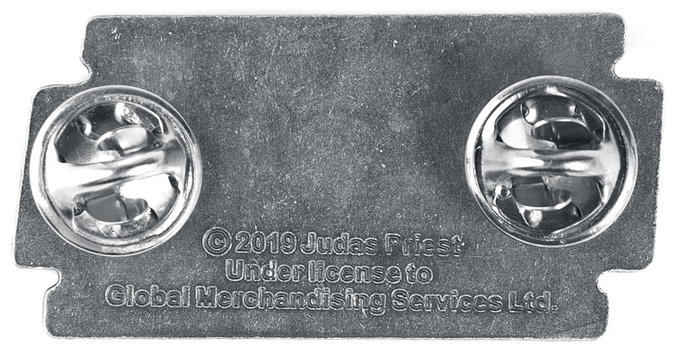 Pin's  de Judas Priest - British Steel - pour Indifférent - couleur argent - Judas Priest - View 2