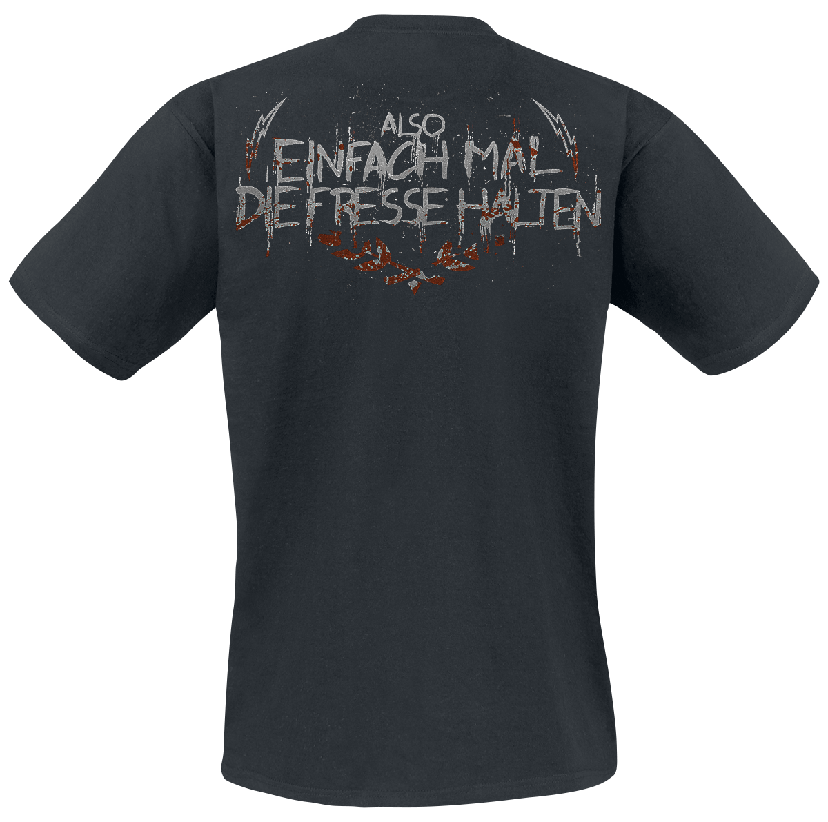 T-Shirt Manches courtes  de Hämatom - Ihr wisst gar nichts über mich - S à 5XL - pour Homme - noir - Hämatom - View 2