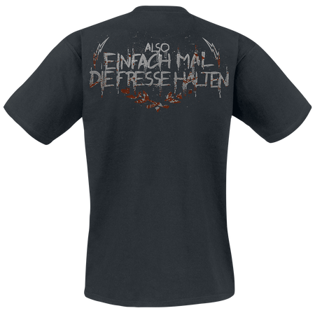 T-Shirt Manches courtes  de Hämatom - Ihr wisst gar nichts über mich - S à 5XL - pour Homme - noir - Hämatom - View 2