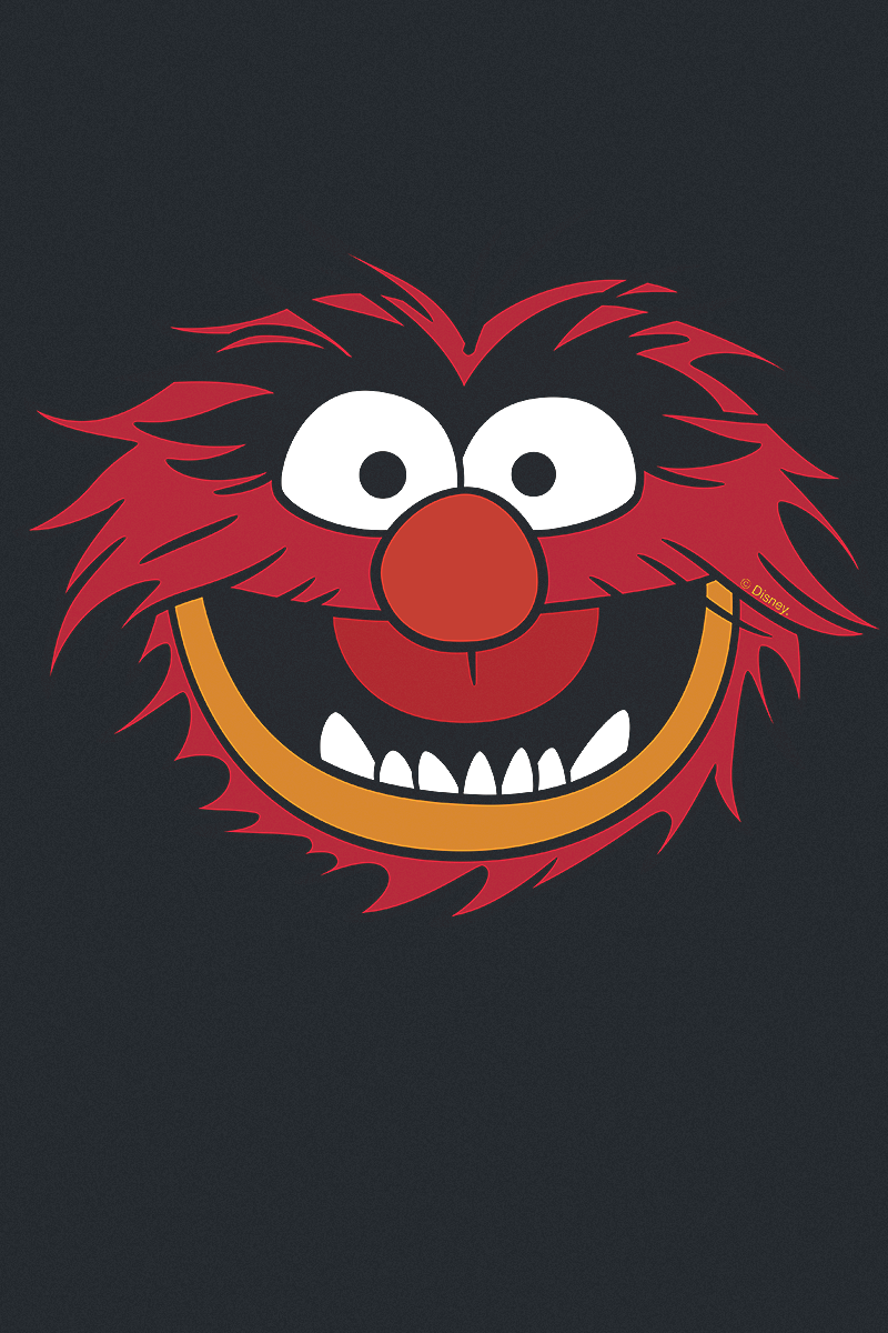 T-Shirt Manches courtes Disney de Les Muppets - Animal - Tête - S à XXL - pour Homme - noir - Les Muppets - View 2