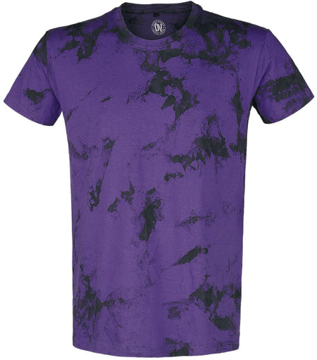 T-Shirt Manches courtes  de Outer Vision - T-Shirt Homme - S à XXL - pour Homme - noir/lilas - Outer Vision