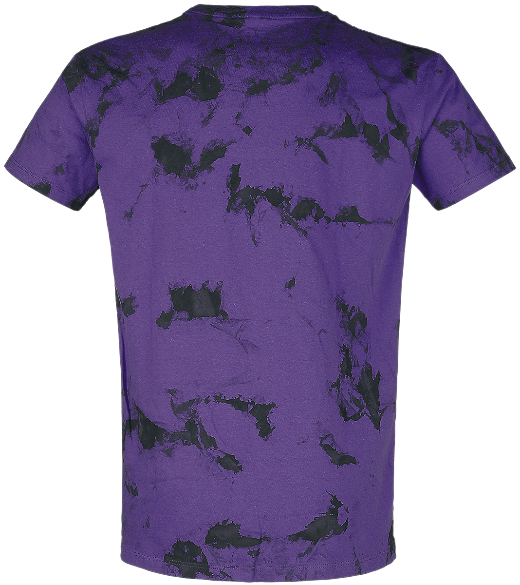 T-Shirt Manches courtes  de Outer Vision - T-Shirt Homme - S à XXL - pour Homme - noir/lilas - Outer Vision - View 2