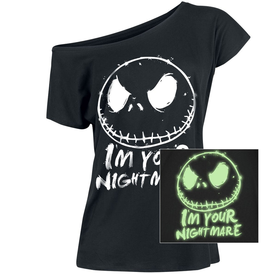 T-Shirt Manches courtes Disney de L'Étrange Noël De Monsieur Jack - I'm Your Nightmare - S à XXL - pour Femme - noir - L'Étrange Noël De Monsieur Jack