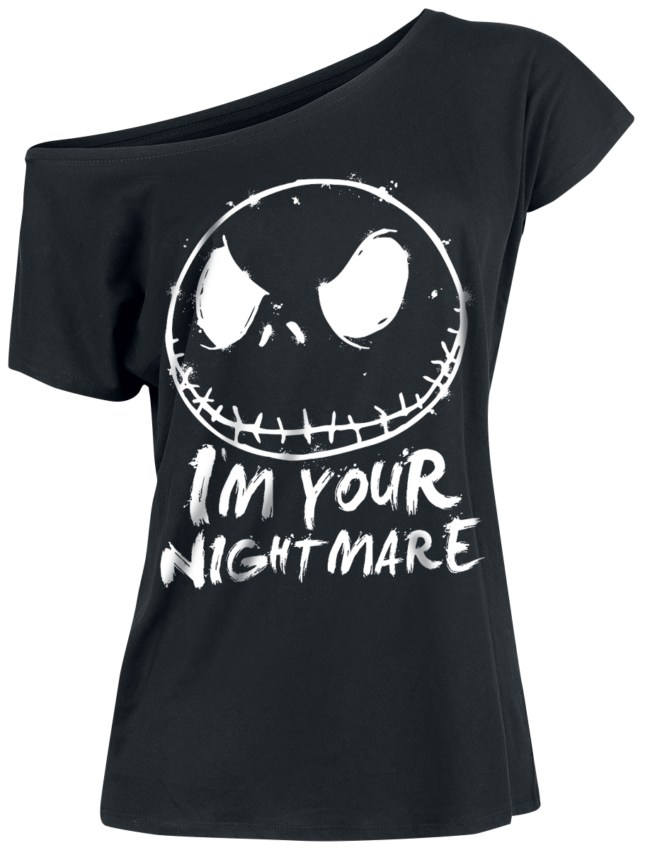 T-Shirt Manches courtes Disney de L'Étrange Noël De Monsieur Jack - I'm Your Nightmare - S à XXL - pour Femme - noir - L'Étrange Noël De Monsieur Jack - View 2