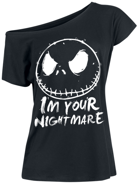 T-Shirt Manches courtes Disney de L'Étrange Noël De Monsieur Jack - I'm Your Nightmare - S à XXL - pour Femme - noir - L'Étrange Noël De Monsieur Jack - View 2