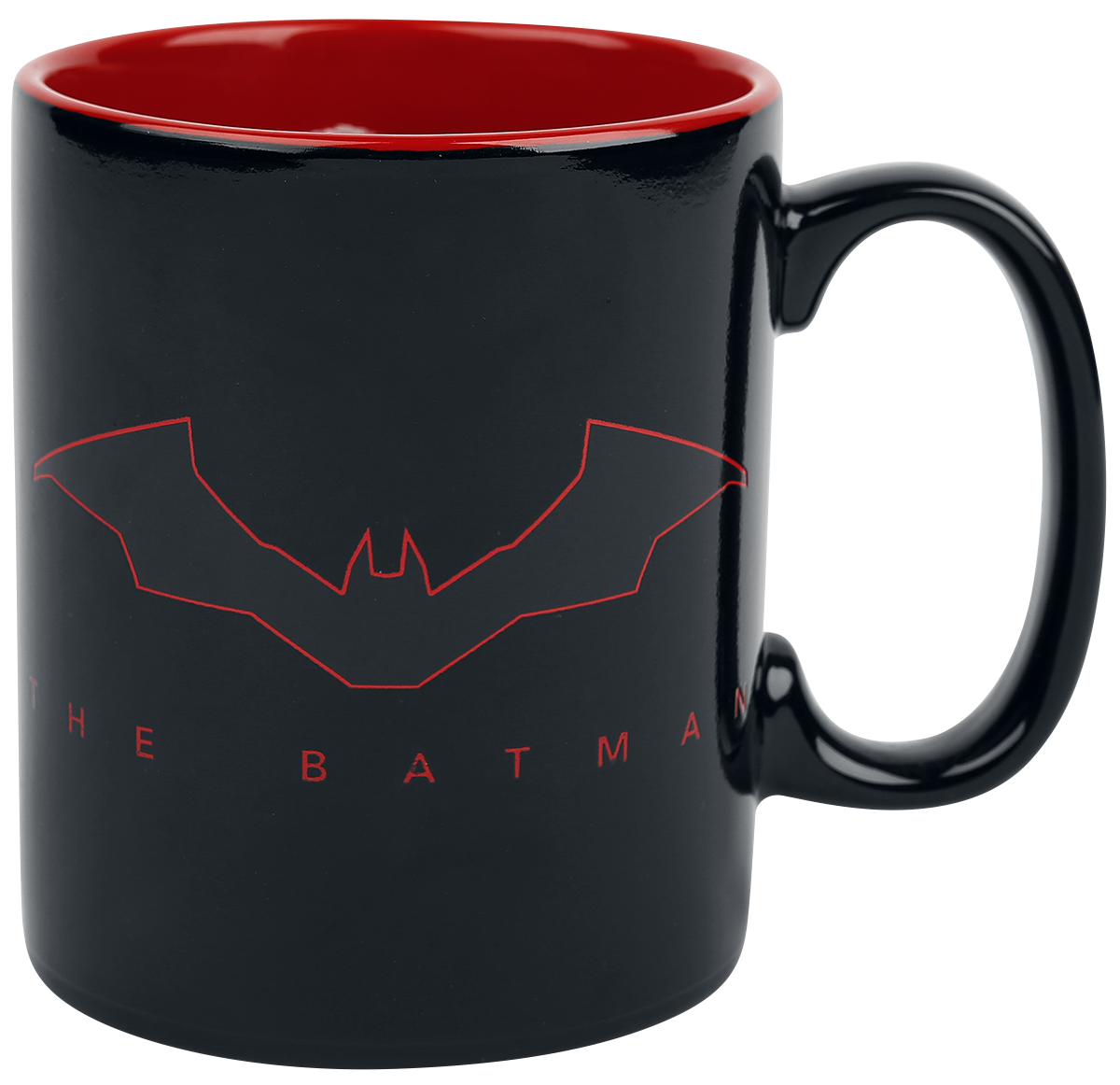 Mug  de Batman - The Batman - Mug Thermoréactif - pour Unisexe - noir/rouge - Batman - View 2
