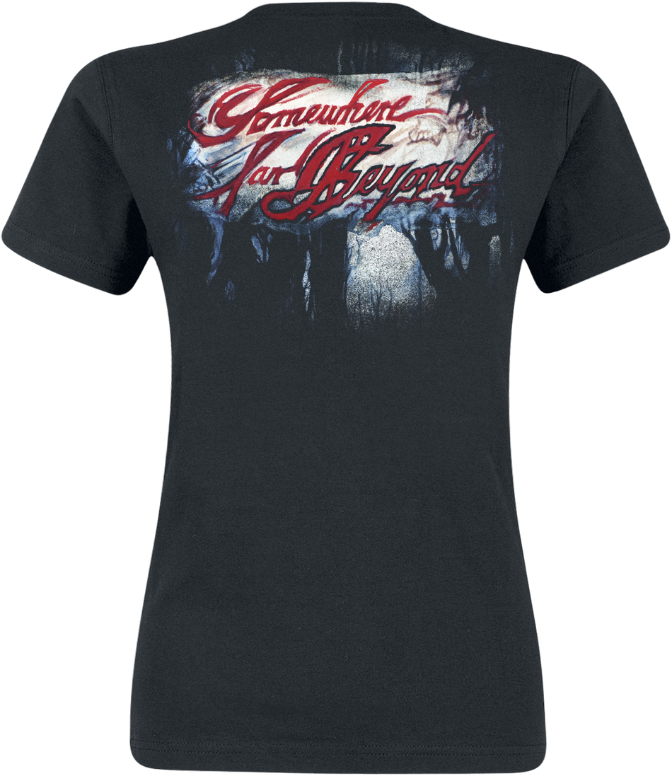 T-Shirt Manches courtes  de Blind Guardian - Somewhere far beyond - S à XXL - pour Femme - noir - Blind Guardian - View 2