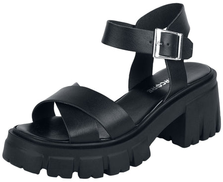 Tongs Gothic de Altercore - Sophia - EU36 à EU41 - pour Femme - noir - Altercore