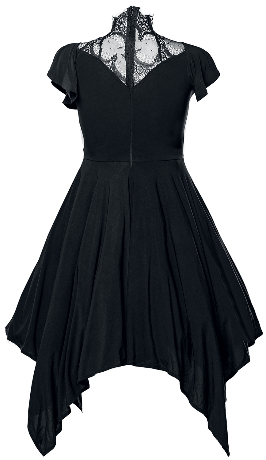 Robe mi-longue Gothic de Ocultica - Gothic - Dress - L à 4XL - pour Femme - noir - Ocultica - View 2