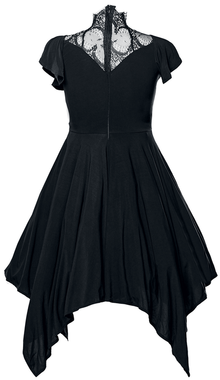 Robe mi-longue Gothic de Ocultica - Gothic - Dress - L à 4XL - pour Femme - noir - Ocultica - View 2