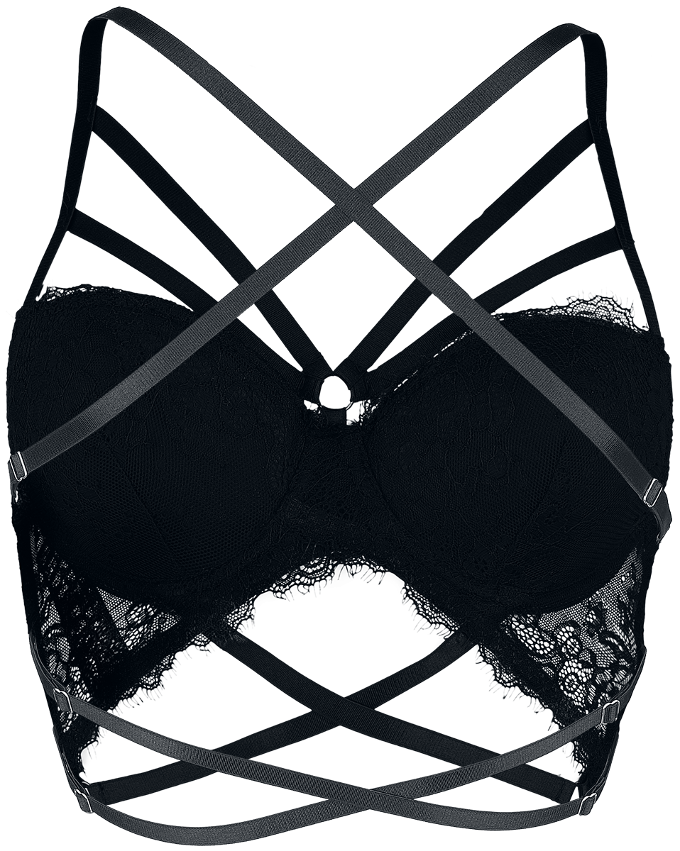 Brassière  de Grey Velvet - Soutien-Gorge - M à XXL - pour Femme - noir - Grey Velvet - View 2