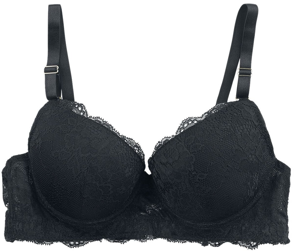 Brassière  de Grey Velvet - Soutien-Gorge en Dentelle - S à XXL - pour Femme - noir - Grey Velvet