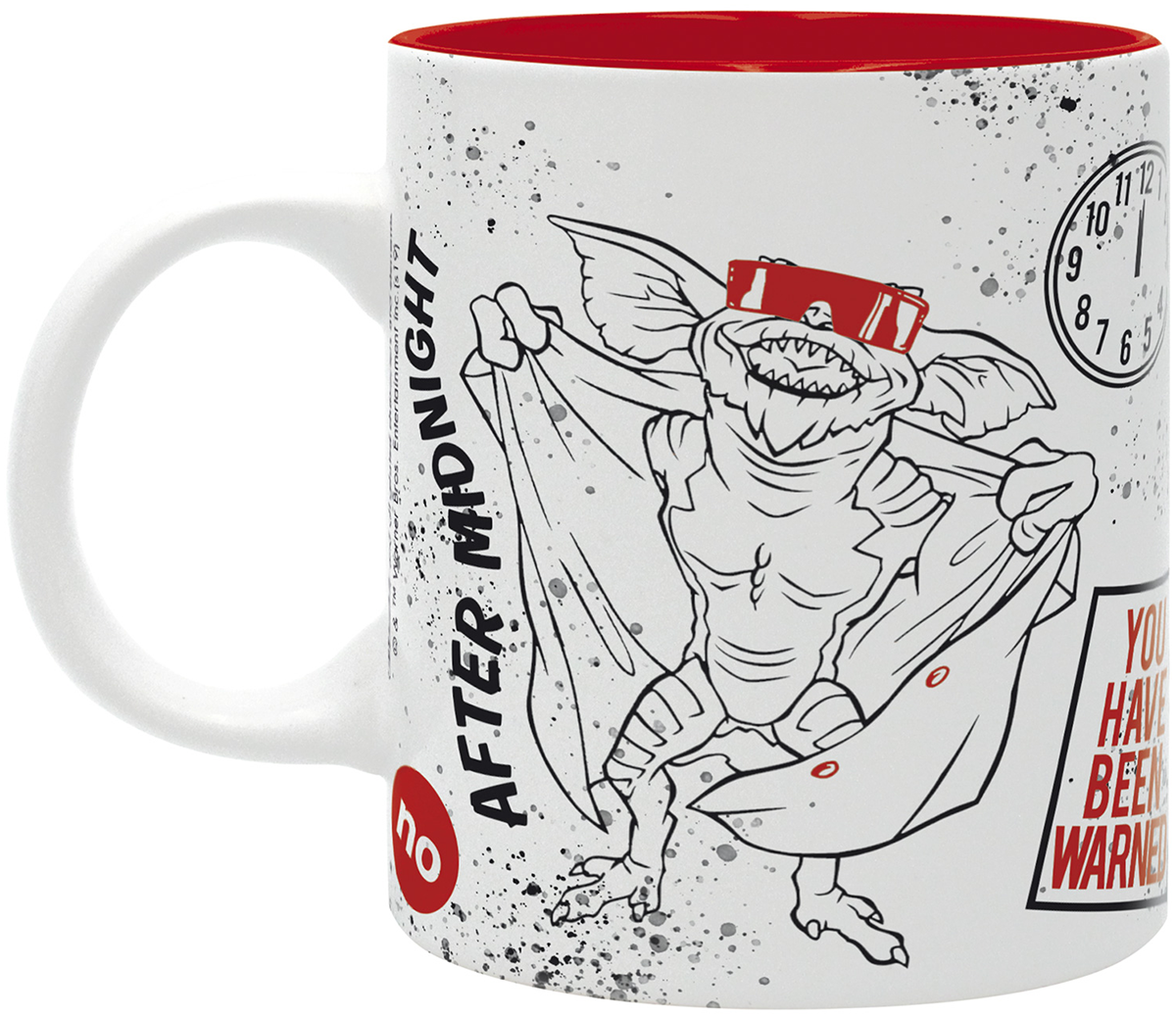 Mug  de Gremlins - Gizmo - pour Unisexe - blanc/noir/rouge - Gremlins - View 2