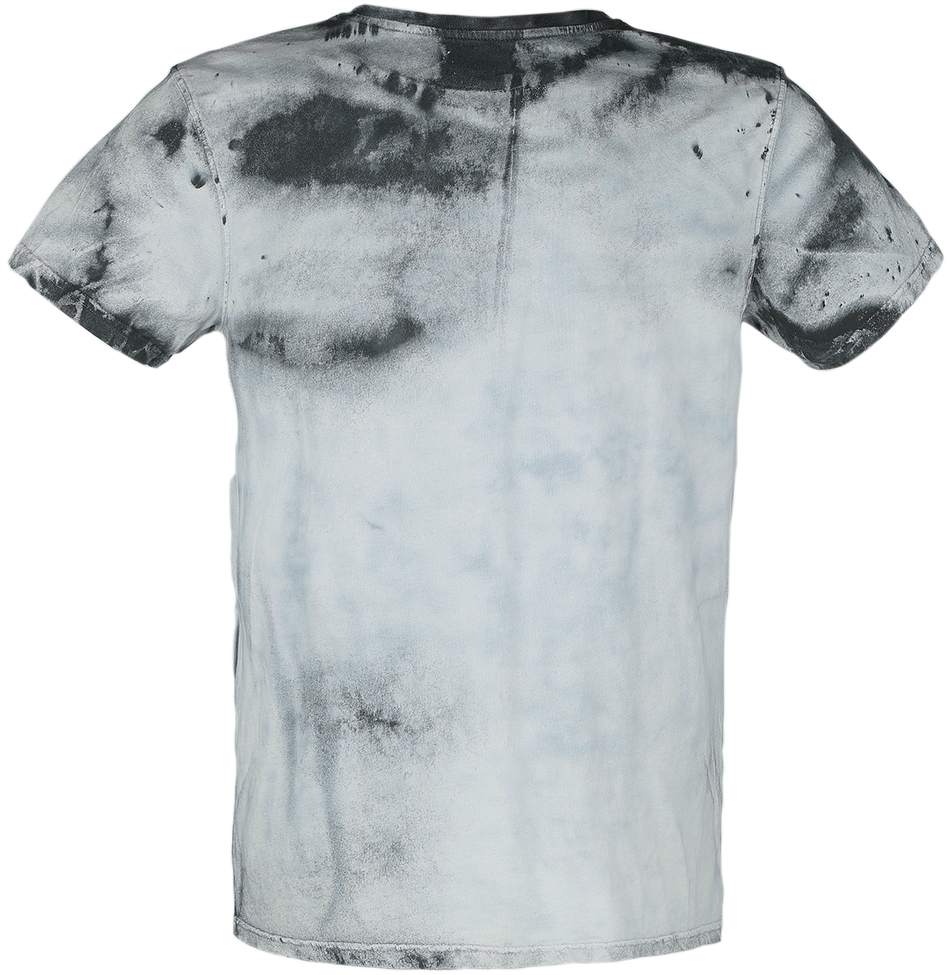 T-Shirt Manches courtes  de Outer Vision - Nightmare Tattoo - S à 3XL - pour Homme - blanc - Outer Vision - View 2