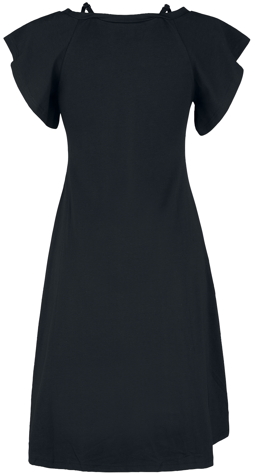 Robe mi-longue Gothic de Poizen Industries - Robe Summoner - XS à M - pour Femme - noir/blanc - Poizen Industries - View 2