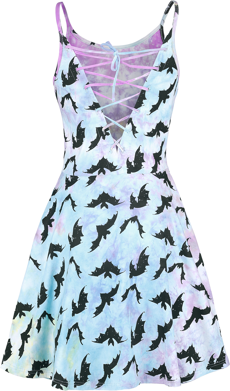 Robe courte  de Heartless - Robe Rule The Night - XS à XXL - pour Femme - multicolore - Heartless - View 2
