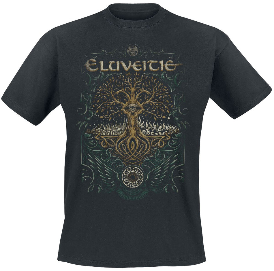 T-Shirt Manches courtes  de Eluveitie - Celtic Tree - S à XXL - pour Homme - noir - Eluveitie